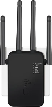 WLAN stiprintuvas, 300 Mbit/s, 4 antenos, su Ethernet prievadu