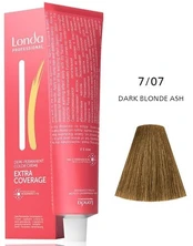 Plaukų dažai Kadus Professional Extra Coverage, Dark Ash Blonde, 7/07, 0.06 l kaina