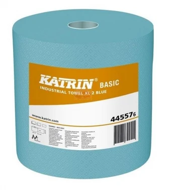 Industriālais papīrs Katrin Basic XL2, 2 slāņi, 190m, zils, 2 ruļļi