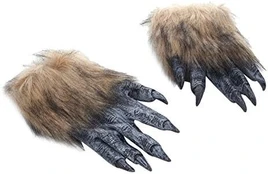 Karnavalinės pirštinės Thematys Evil Wolf Claw