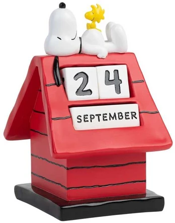 ERIK Snoopy Doghouse 3D perpetual calendar