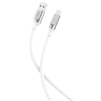 XO kabelis NB251 USB – microUSB 1,0 m 6A baltas
