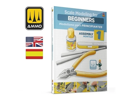 KNYGA AMMO by MIG Jimenez AMMO MIG - Scale Modeling for Beginners Vol. 1: Assembly (Multilingual), 6300