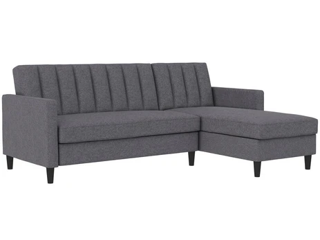 Trivietė sofa-lova Dorel Home Celine, pilka