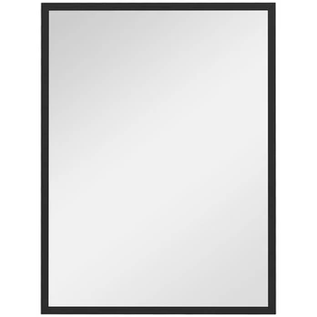 Sieninis veidrodis 80x60 cm, juodas