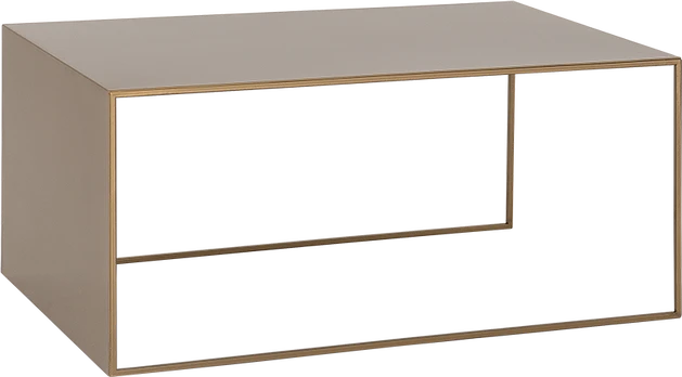 Customform Kavos staliukas, 2WALL METAL, 100x60 cm, Auksas