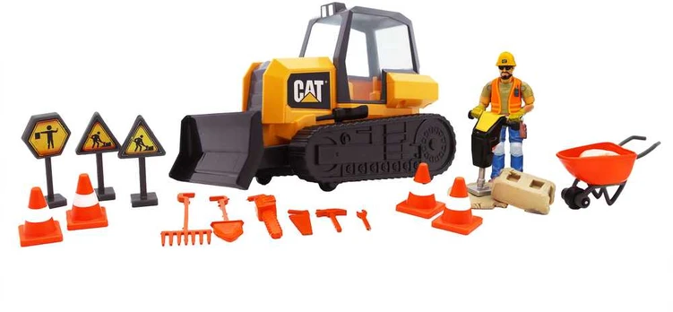 CAT statybų transporto priemonė su priedais Workforce, asort., 83454
