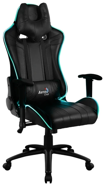 Žaidimų kėdė Aerocool AC-120 AIR RGB / Juoda