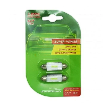 Automobilio lemputė C5W 41MM, LED, balta, 12 V