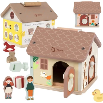Rappa Wooden house insert 11 pcs