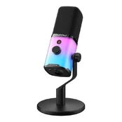Maono PD100X RGB Microphone Black kaina
