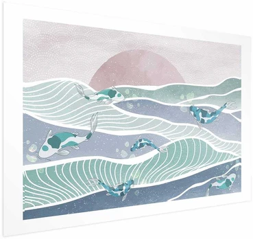 Artgeist Plakatas - Fish on the Waves