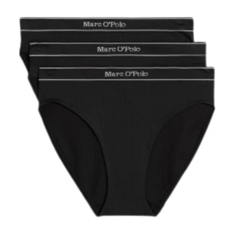 Kelnaitės moterims, Juoda, High Cut Brief 3P