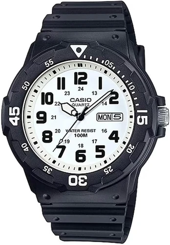 Casio Mrw-200h-7 Vyriškas laikrodis Juodas su Balta