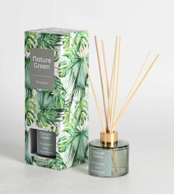 Home4You Nendrinis difuzorius NATURE Žalias 100ml, Evergreen