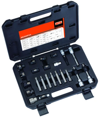 Special socket set for alternator replacement 24pcs