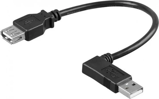 Oem Adapteris USB USB-A - USB-A Juodas (95704)