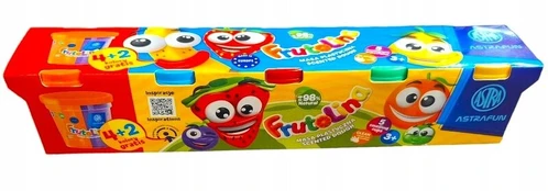 Astra Frutolina plastilinas, 6 spalvos, 500g
