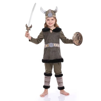 Vaikiškas vikingo kostiumas, 4 dalių