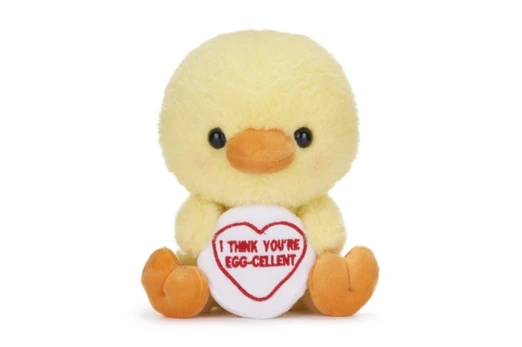 Love Hearts 7" Egg-Cellent Chick Plush Gift