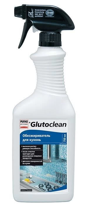 Virtuvės riebalų valiklis GLUTOCLEAN, 750 ml