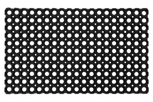 Durų kilimėlis Clean Way 125, 60x80 cm, juodas
