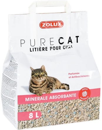 ZOLUX PURECAT Clumping Perfu ir antibakterinis kraikas