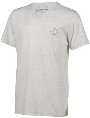 Vyriški marškinėliai Starboard V Neck balti