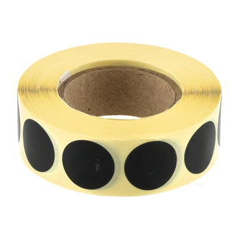 Range Solutions Black 20 mm Šaudymo taikinio skylių lipdukai, 1000 vnt.