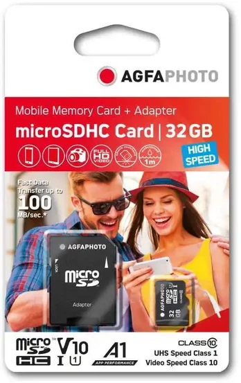 SDHC 32GB Class 10 UHS | + SD Adapter