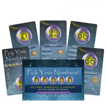 Pick Your Numbers Tarot Kortos
