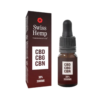 Swiss Hemp CBD Kanapių Aliejus 30% CBD + CBG + CBN