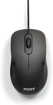 Kompiuterio pelė Port Connect Optical USB Mouse PRO, juoda kaina