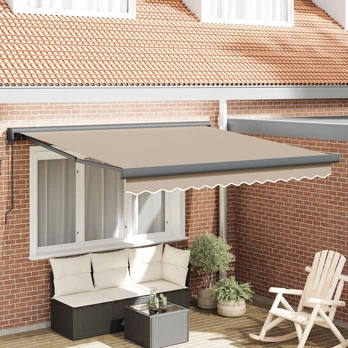 Automatinė Įtraukiama Markizė Smėlio spalvos 300x250 cm