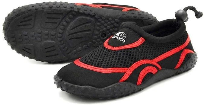 BUTY DO WODY JUNIOR Juodas/Raudonas XQMAX R.33
