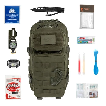 Brytzky Tactical Polygon Small 20 l Olive Evakuacinė kuprinė su įranga