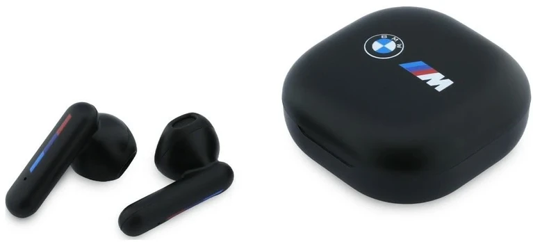 Ausinės Bluetooth TWS BMW Printed Logo ENC juoda