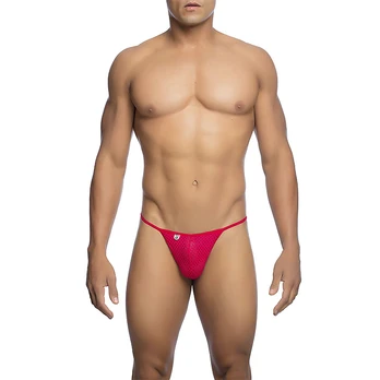 MOB - RED MICROFIBER V-STRING SIZE L/XL