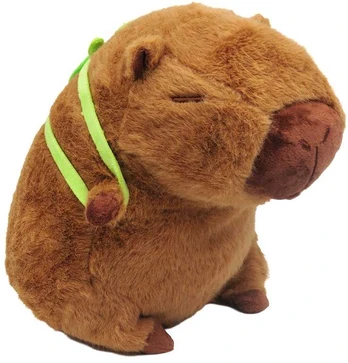 Minkštas žaislas Kapibara su kuprine, 20 cm