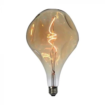 4W LED filamentinė lemputė, E27, gintaro sp., 2700K