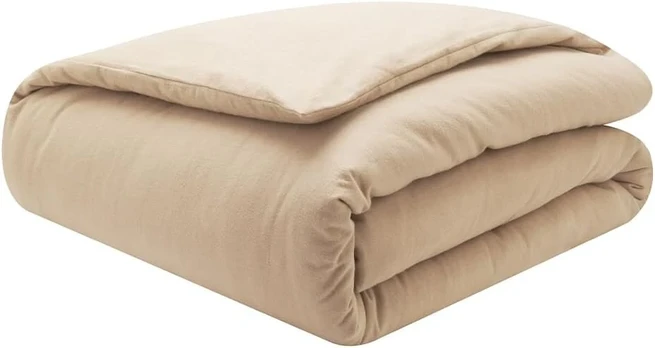 Chambray Frisson Plain Cotton Flannel Antklodės Užvalkalas 260 x 240 cm Essix