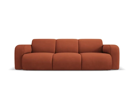 Sofa, Molino, 3 vietų, 235x95x72, oranžinė