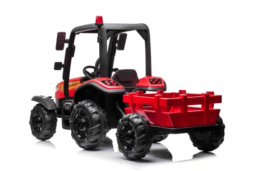 Tractor Vehicle BLAST With Trailer Red