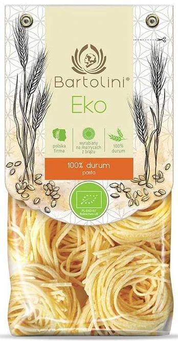 Ekologiški durum makaronai BARTOLINI, 250 g