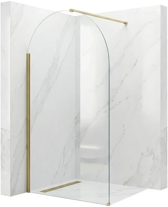 Walk-In dušo sienelė Rea Heaven, Brushed Gold, 100 cm