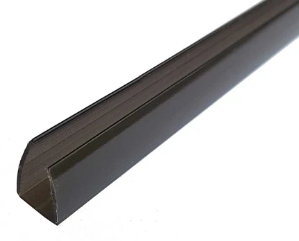 Profilis 2.1 m 10mm bronza-pilkas