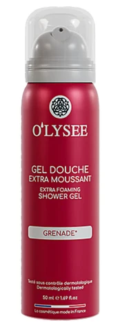 Kūno prausimosi putos, želė O'Lysee Grenade, 50 ml