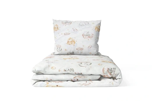 Cover set - 2 pcs - 120x90, 40x60 - ANIMALS in CLOUDS