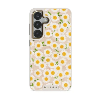 Pure Bliss - Daisy Samsung Galaxy S25 Plus Case, Elite Light (Magnetic) / Gold