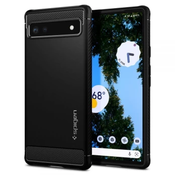 Dėklas Spigen Rugged Armor Google Pixel 6A Juodas